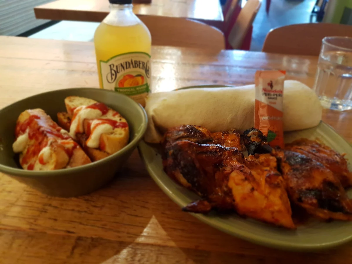 With Portuguese BBQ Sauce
