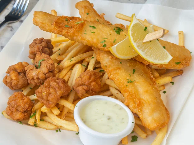 Fish & Chips, Linda's Cafe & Restaurant