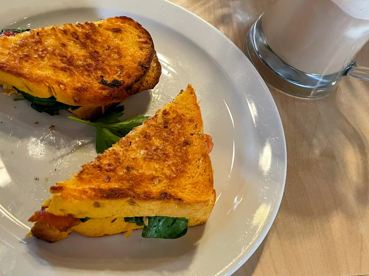Vegan Pumpkin Bread Toastie