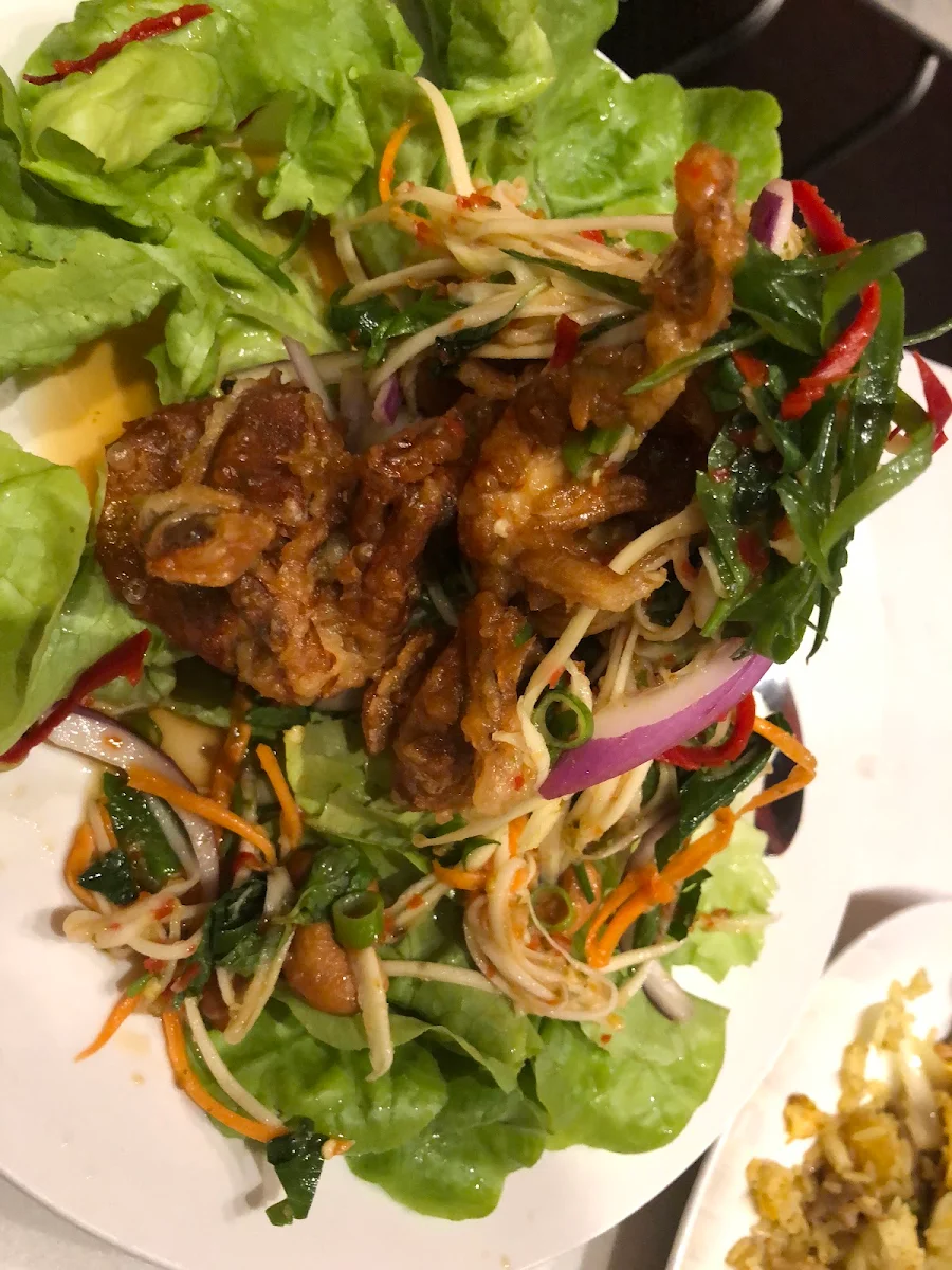 Soft Shell Crab Salad