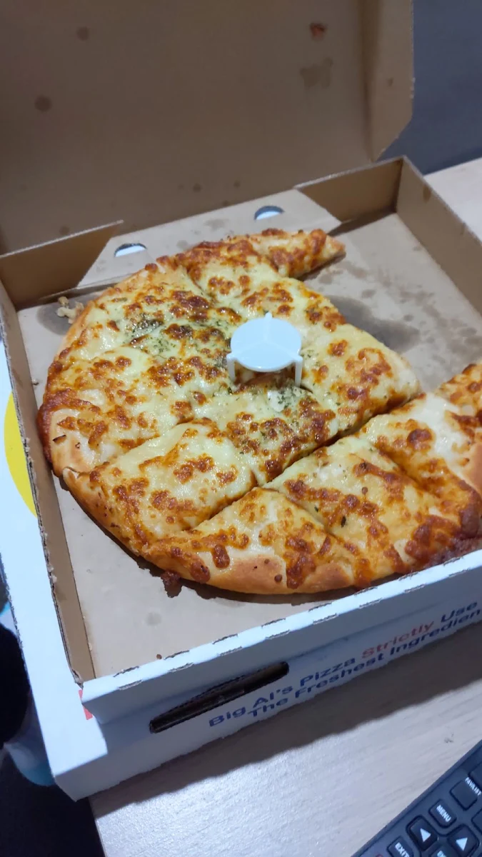Garlic Pizza, Big Al's Pizza - Carrum Downs