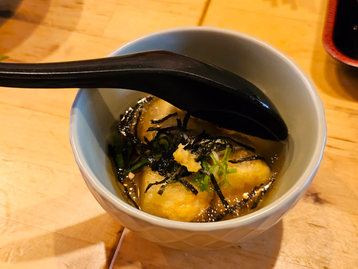Agedashi Tofu Part of Komaru Set