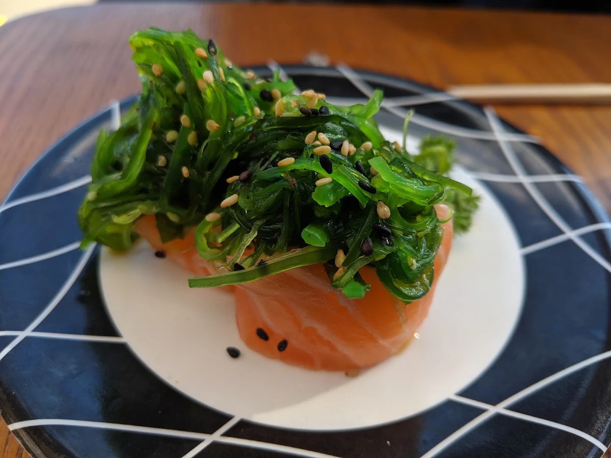 Salmon & Seaweed, Sushi Train Sapporo