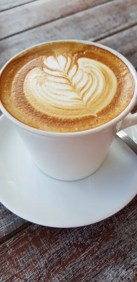 Flat White Coffee, Hand of Fatima Cafe