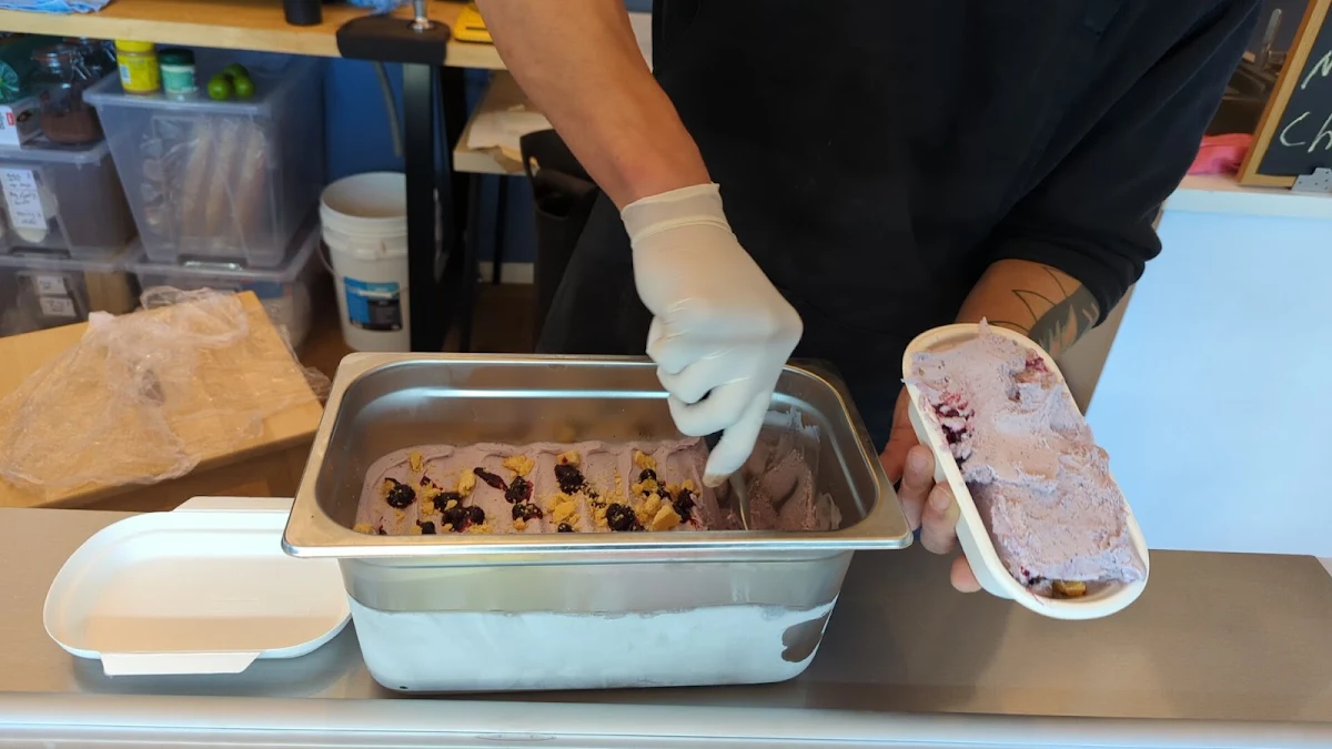 Blueberry Cheesecake Gelato