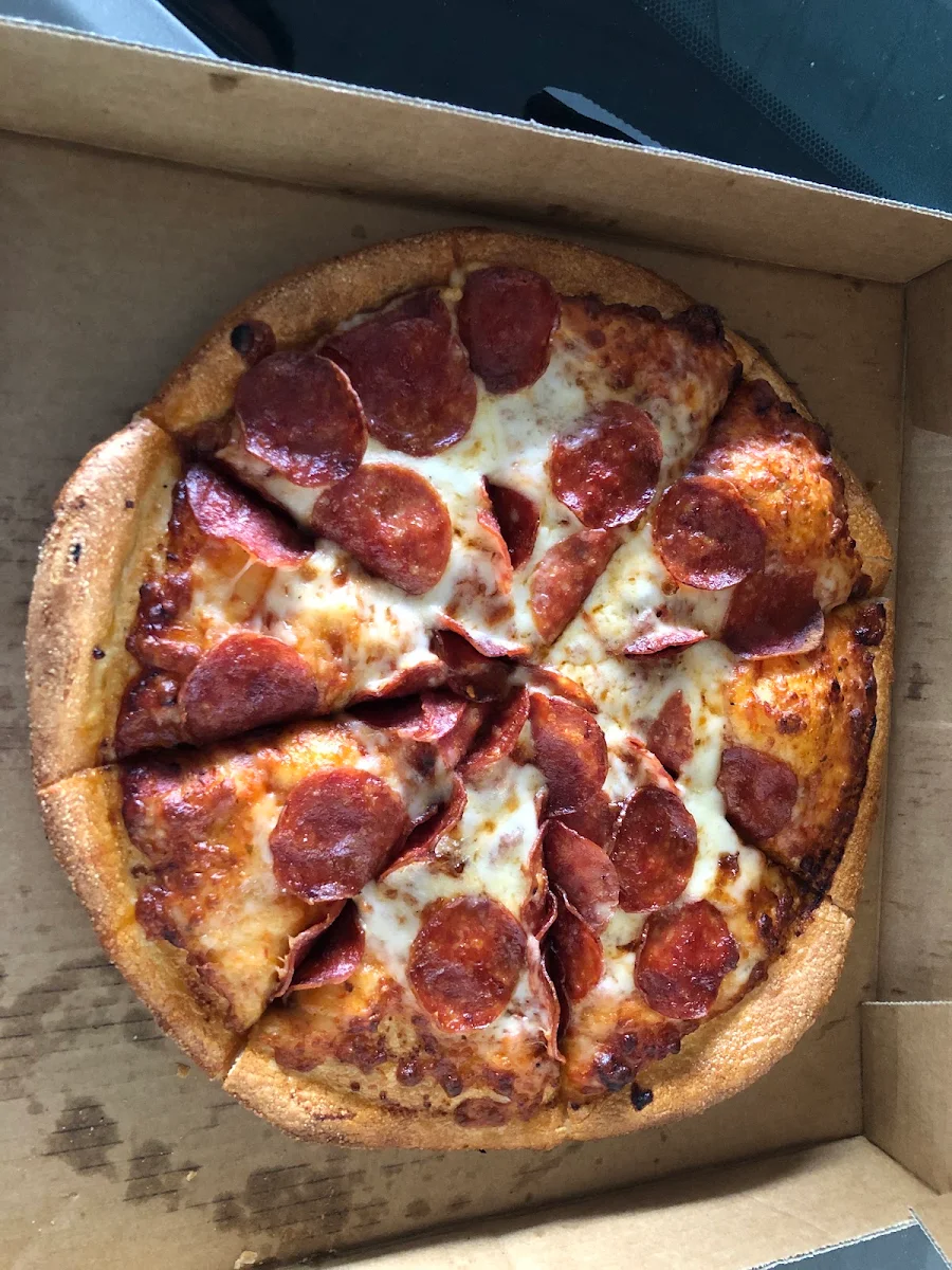 Pepperoni Pizza Deep Pan