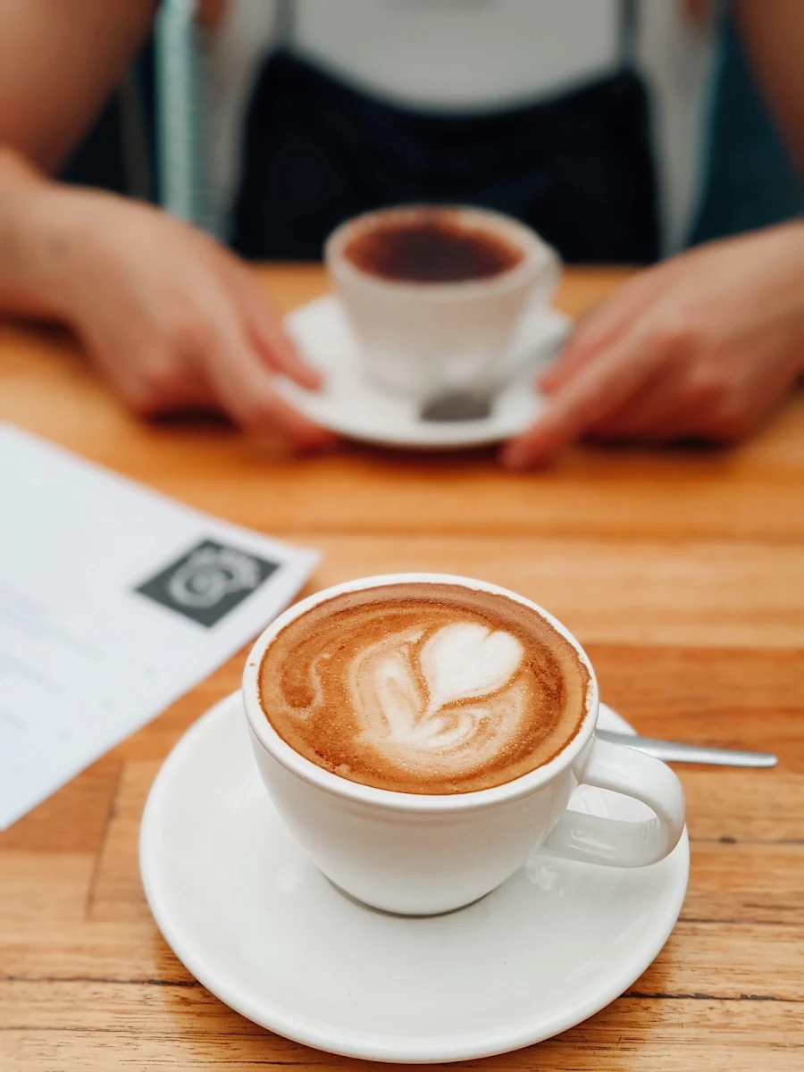 Oat Flat White, UE Bagels Palm Beach