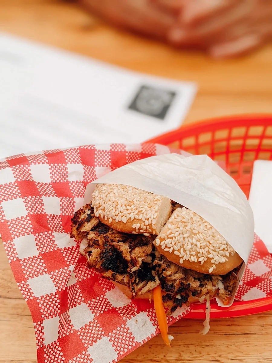 Pulled Pork Bagel, UE Bagels Palm Beach