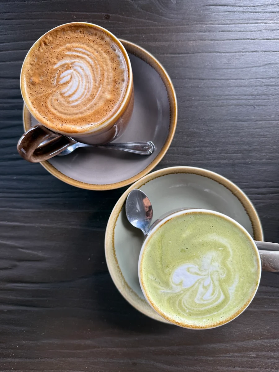 Medium Latte, Carpenters Garden Cafe