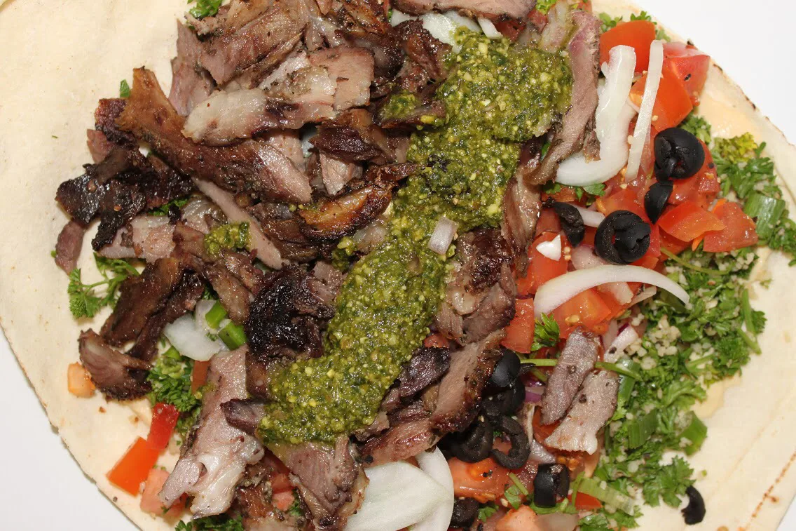 Pesto Lamb Kebab