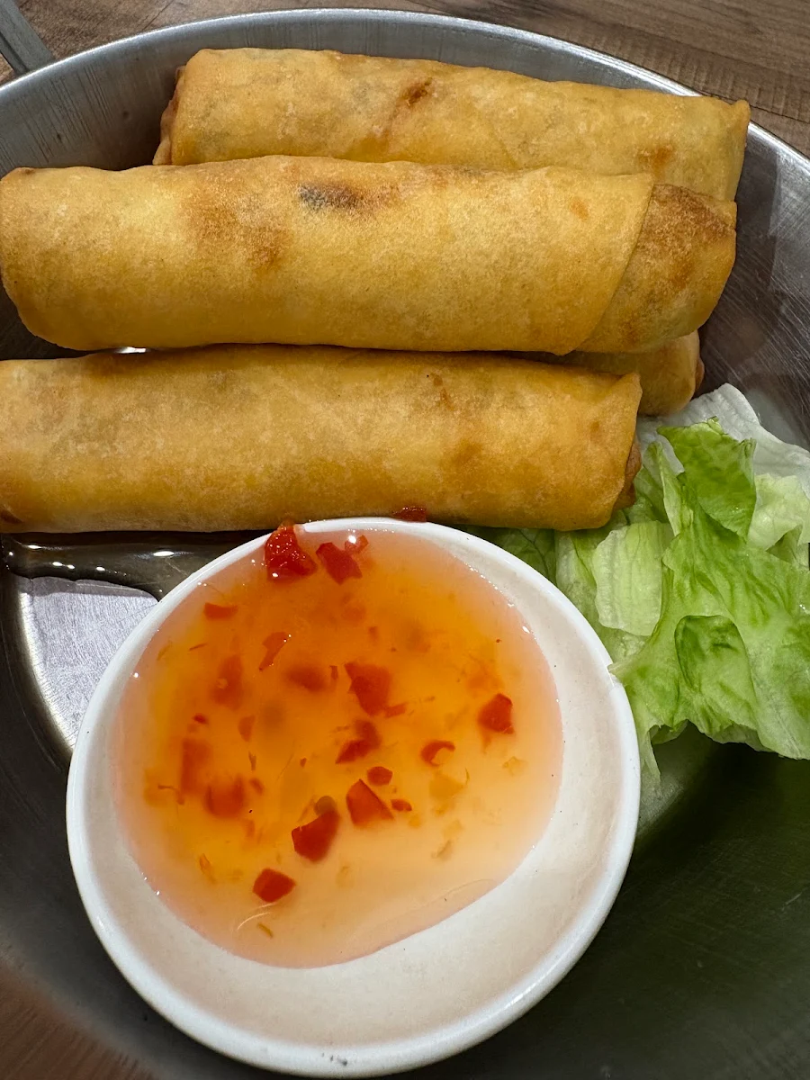 Vegetable Spring Roll, Khao Hom Thai...... Take away