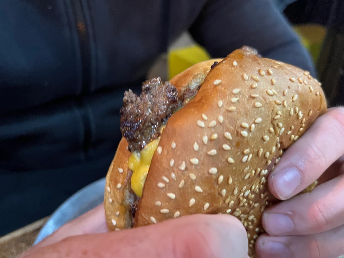Smashed Beef Burger, Hello Harry The Burger Joint (Glenelg)