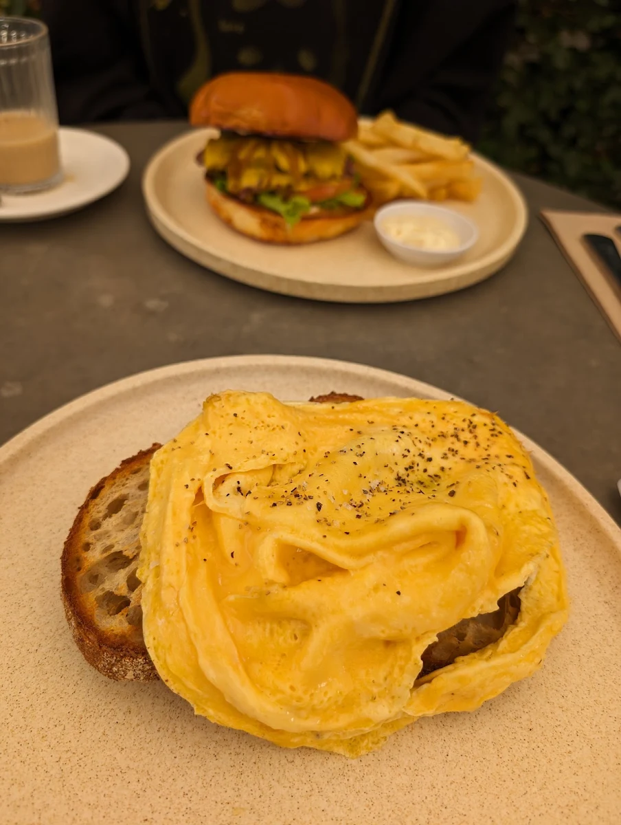Scrambled Eggs on Toast