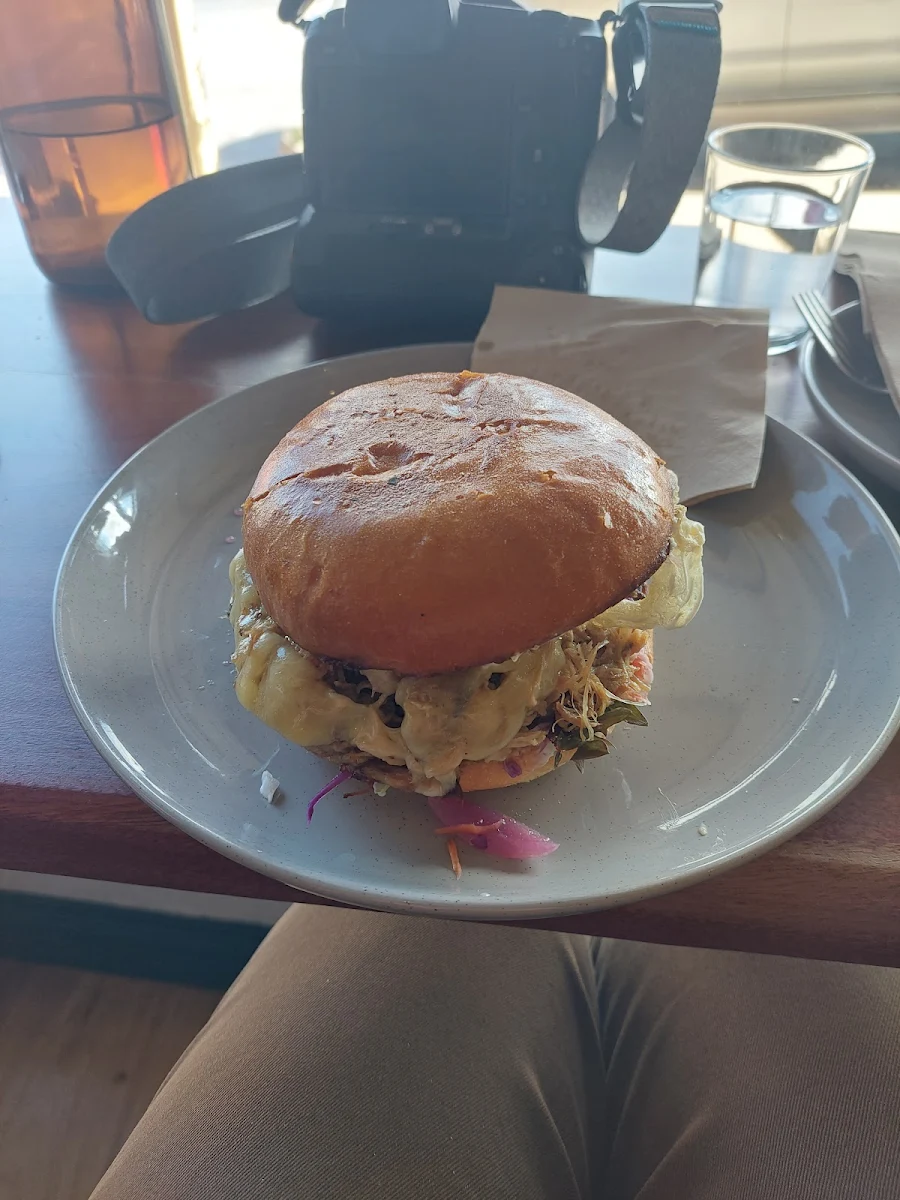 Pulled Pork Burger, Cafe Pambula by Toast