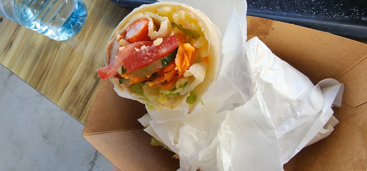 Prawn and Salad Wrap