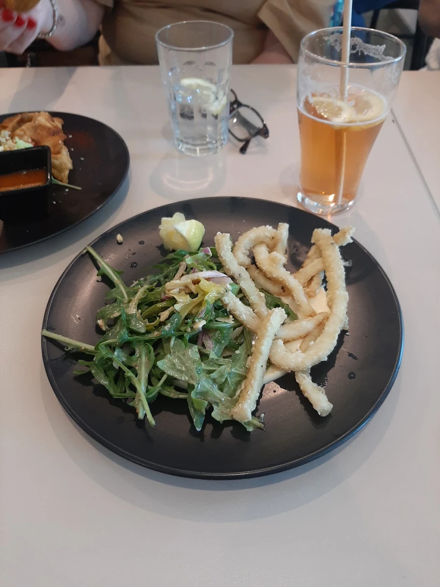 Salt and Pepper Calamari Salad