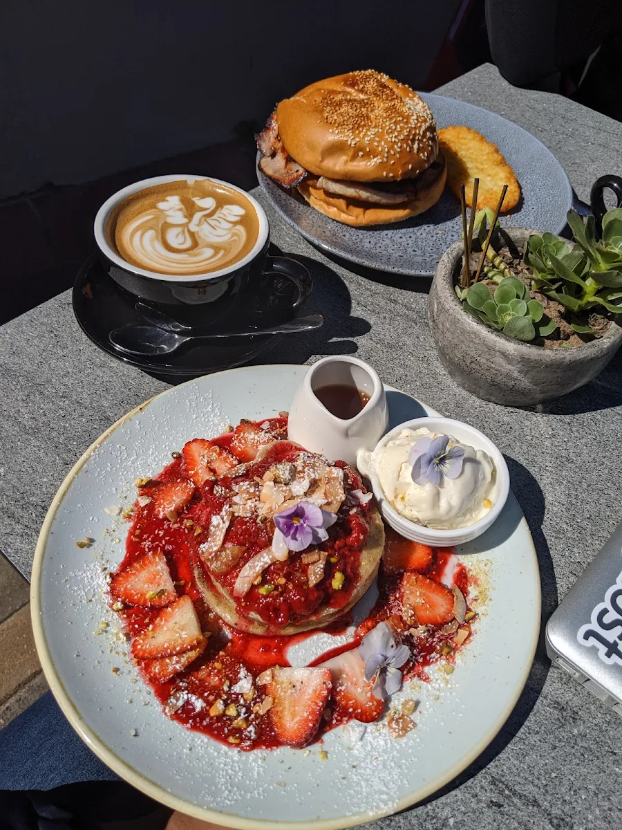 Bacon & Egg Roll, Coffee Factory Cafe