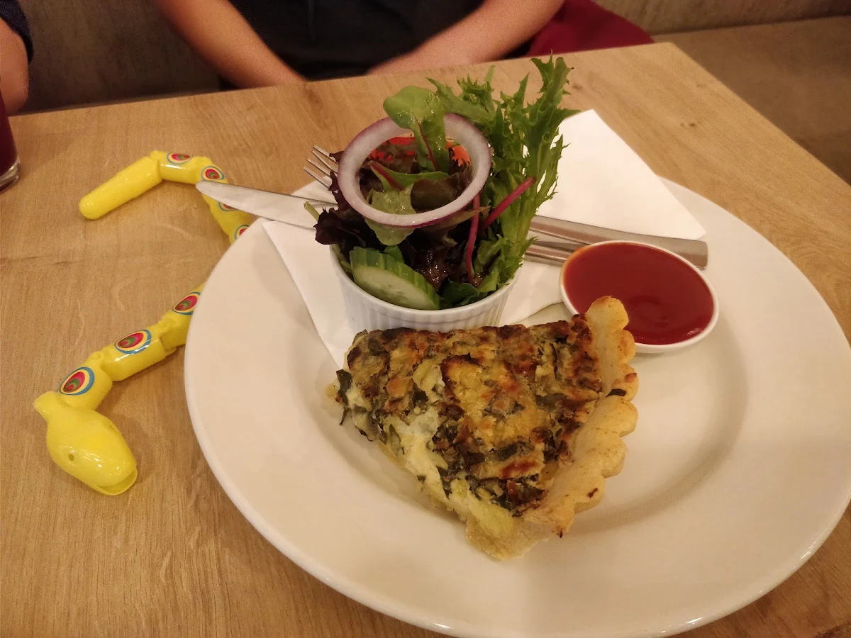 Spinach Quiche, Café Galiano