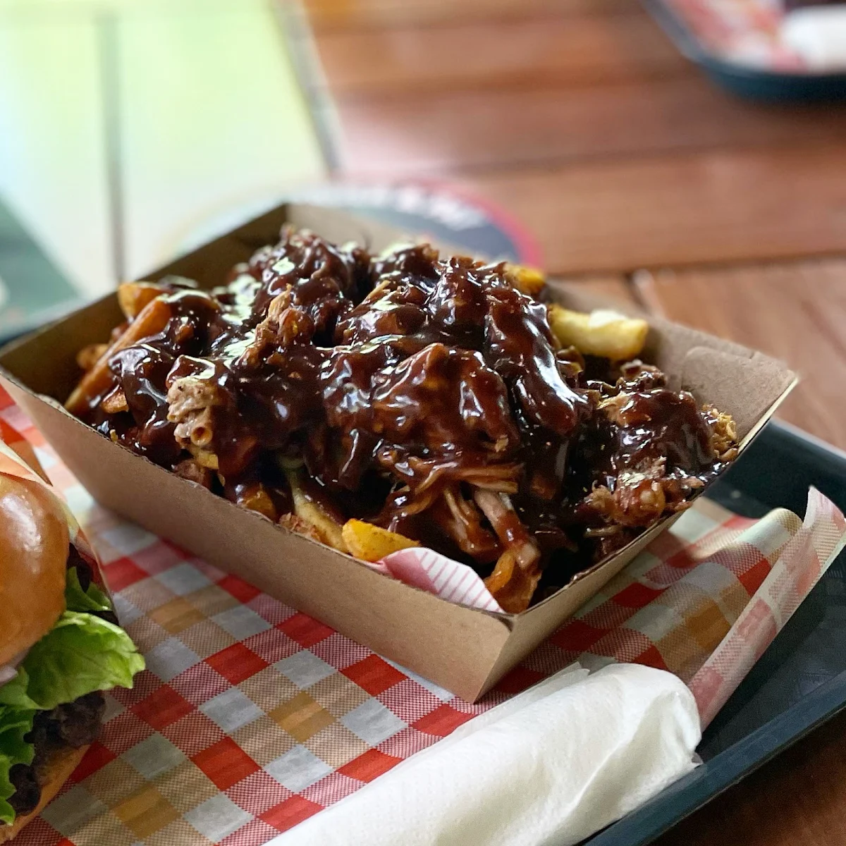 Pulled Pork Poutine, Benny's American Burger Milton