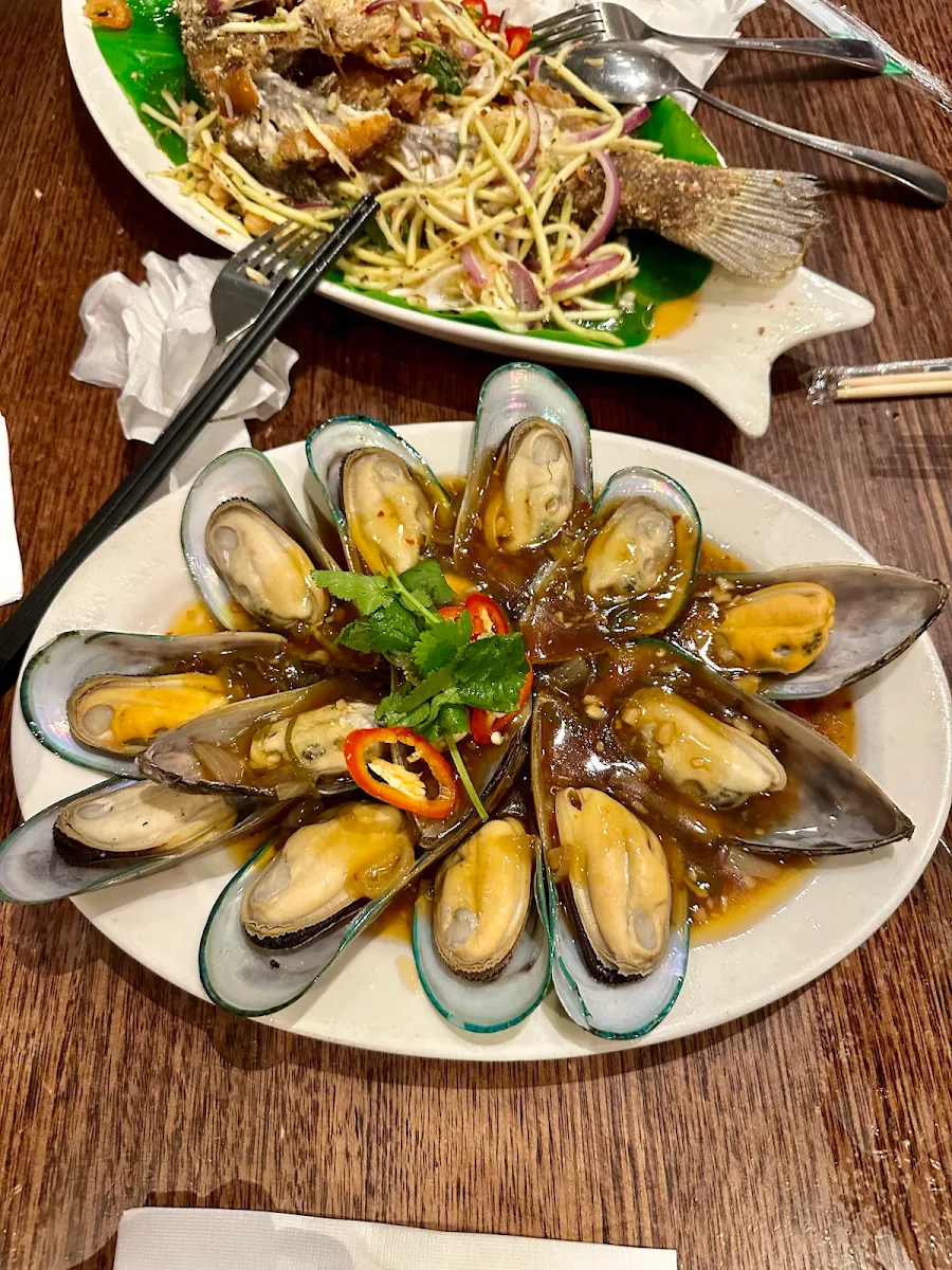Mussels in Black Bean Sauce