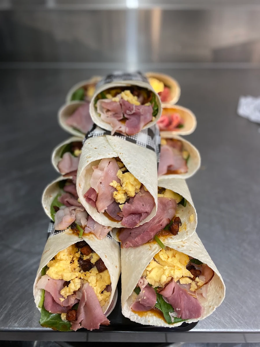 Egg and Bacon Wraps