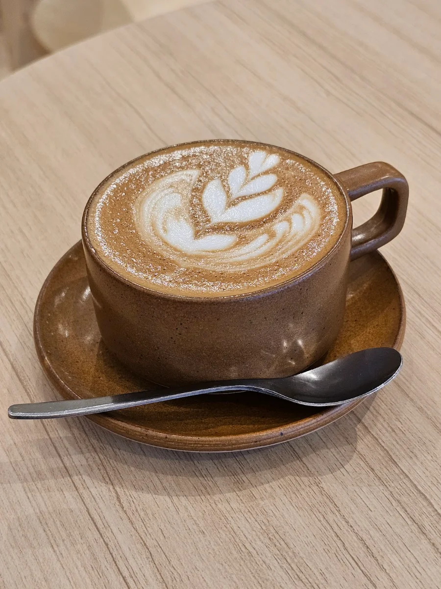 Flat-White Coffee, Chubby Cubby Cafe (Westfield Sydney)
