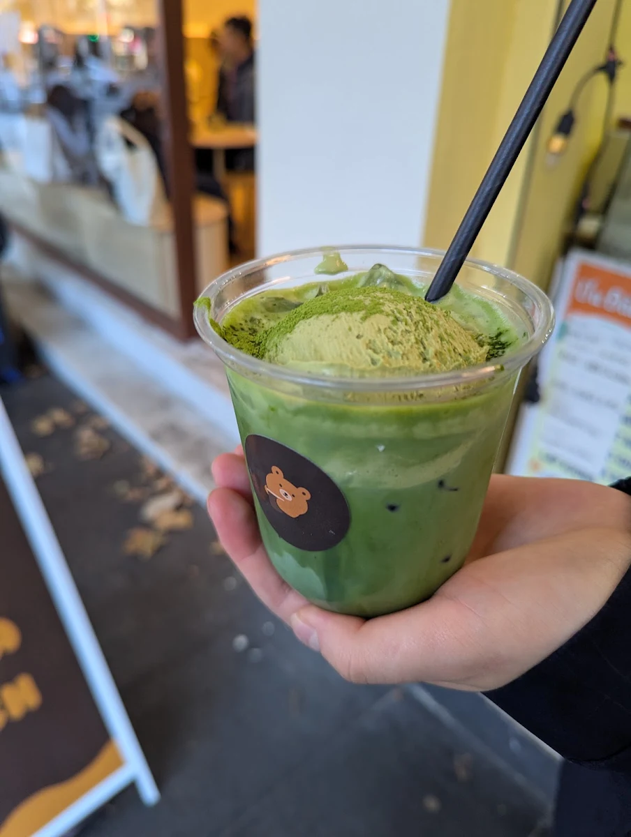 Jasmine Matcha Float, Chubby Cubby Cafe (Westfield Sydney)