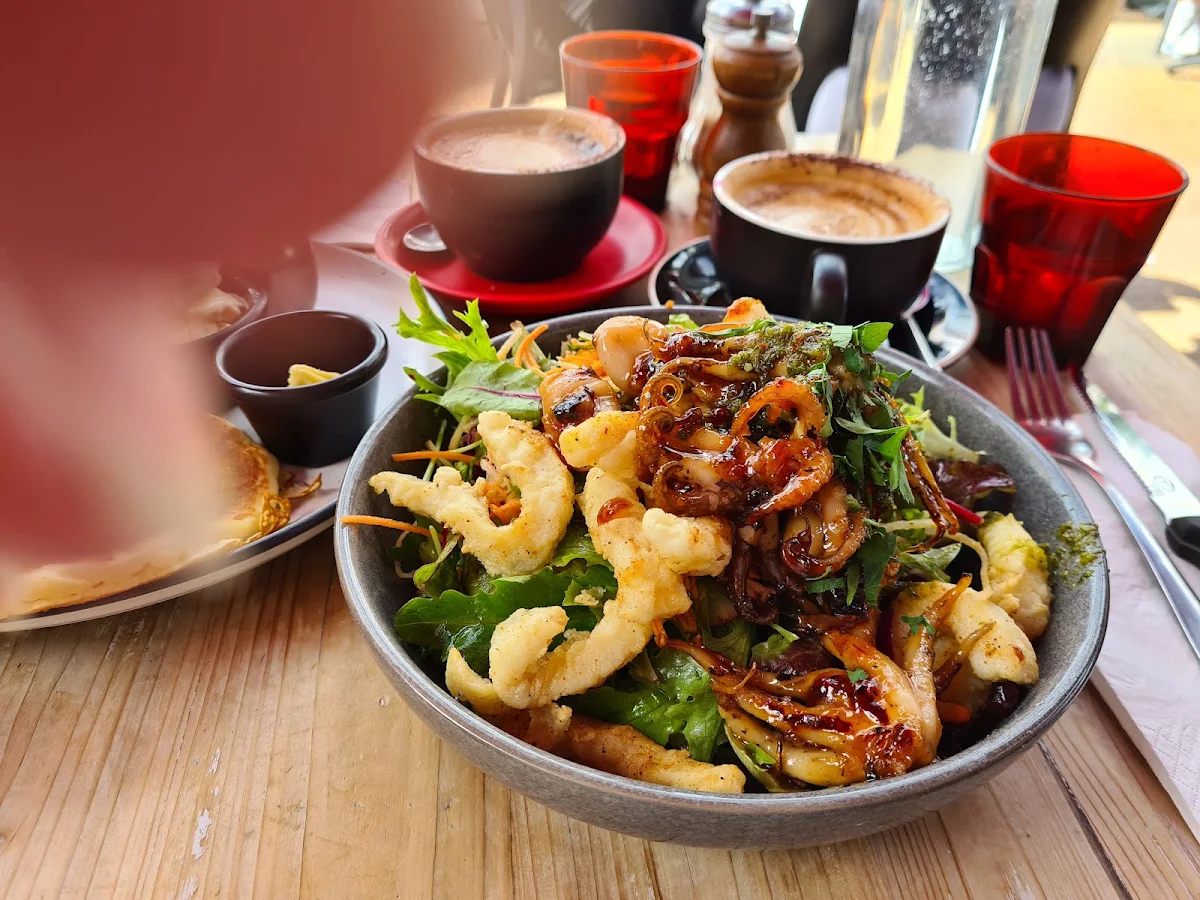 Salad with Calamari and Octopus