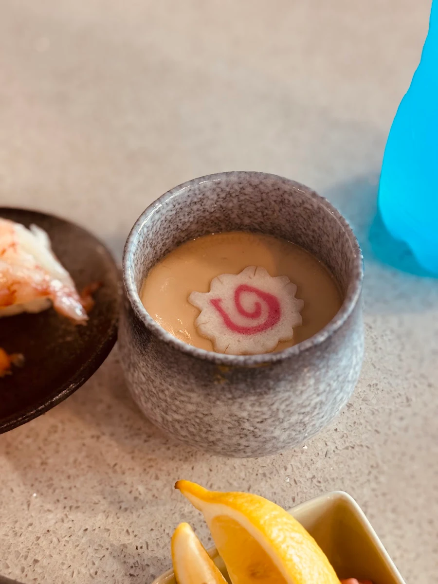 Steamed Egg, Mitsuki Katsu and Sushi Bar