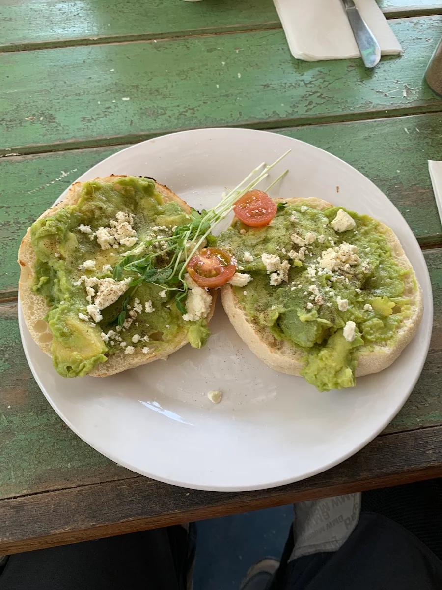 Smashed Avo on Turkish Bread, The Shed Cafe & Gift Shop Rathdowney