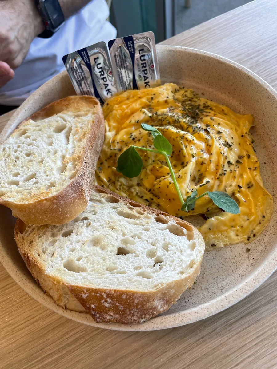 Scrambled Eggs on Toast
