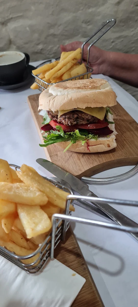 Burger and Fries