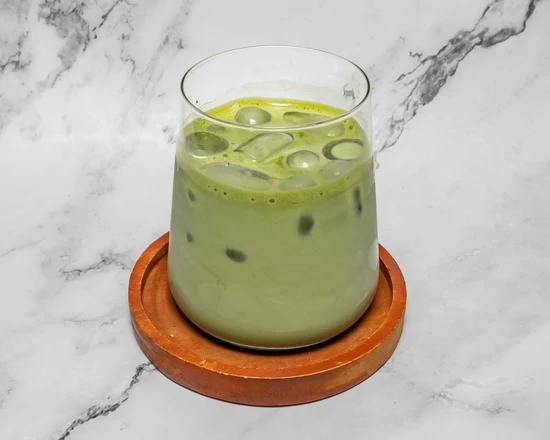 Iced Matcha Latte, & LOCALS Cafe