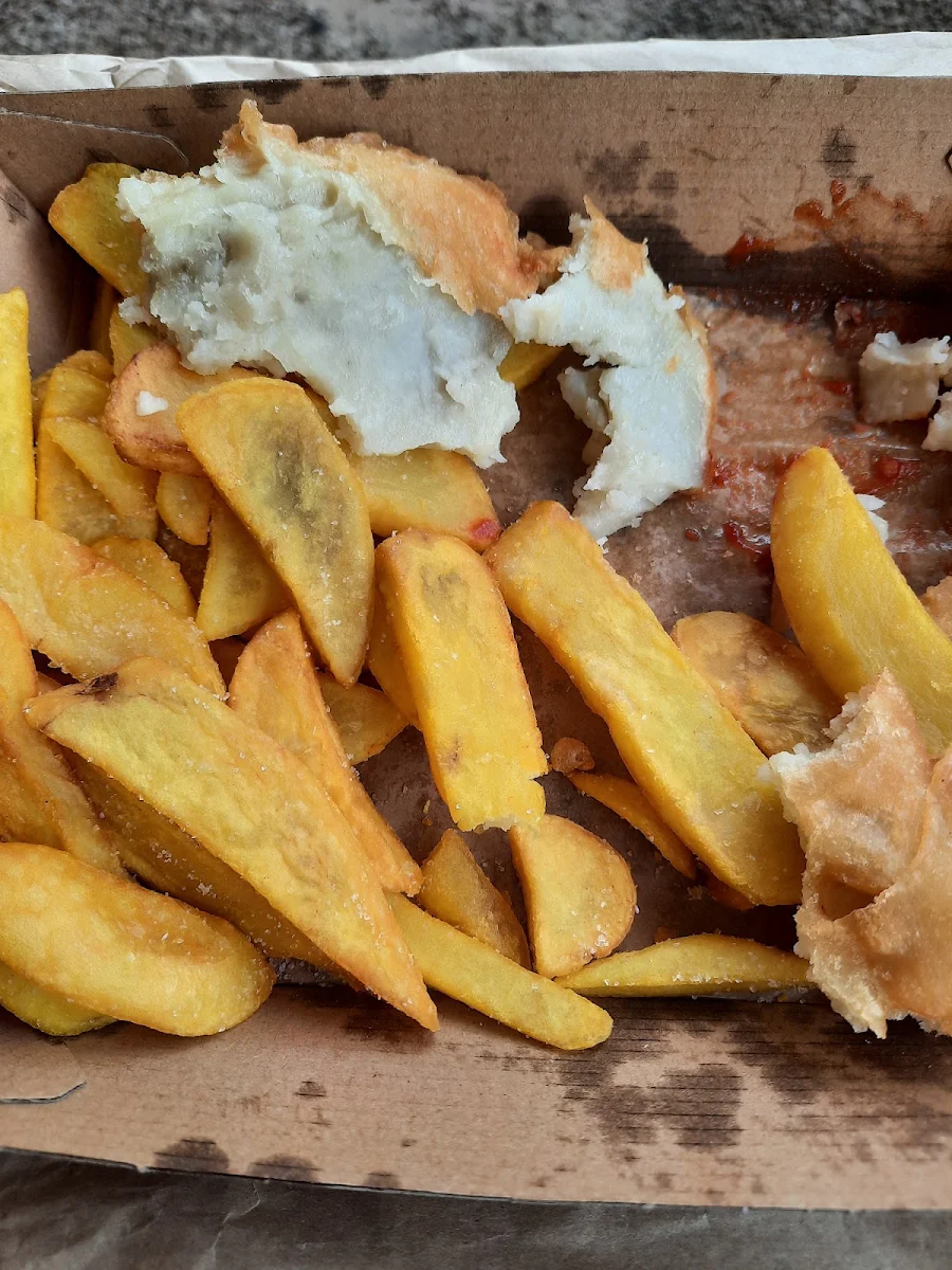 Large Chips and Potato Cakes