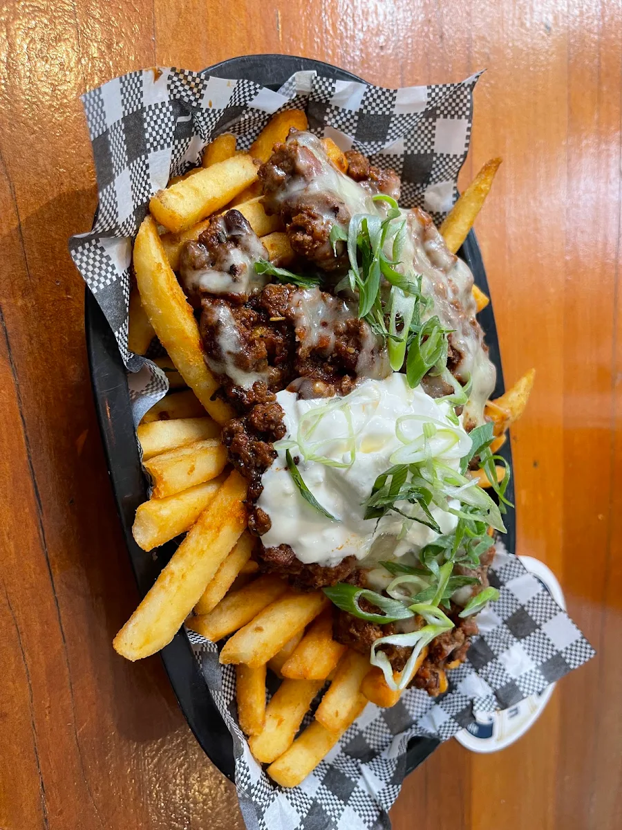 Deep Fried Mushrooms and Loaded Fries