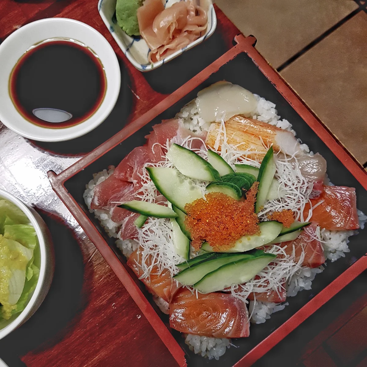 Mixed Sashimi, Yakiniku Restaurant Wakana