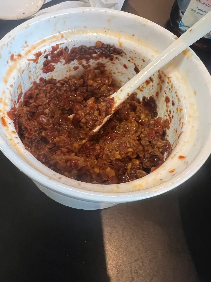 Chilli Paste, Pho Huy Restaurant