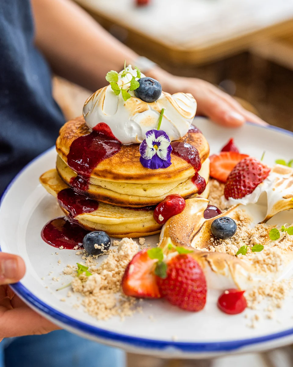 Pancakes, Flower Child Cafe Warringah