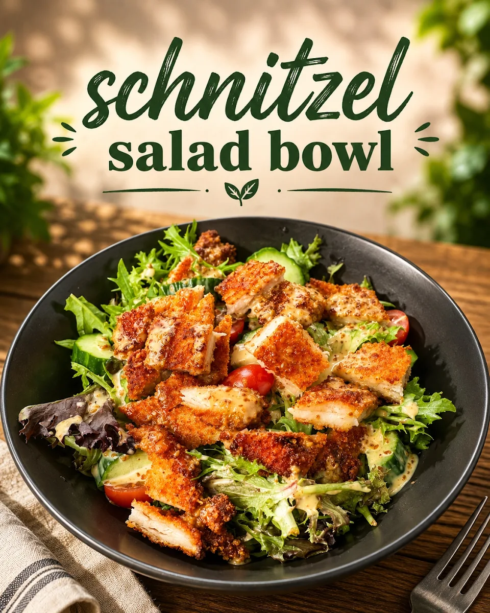 Chicken Schnitzel Salad