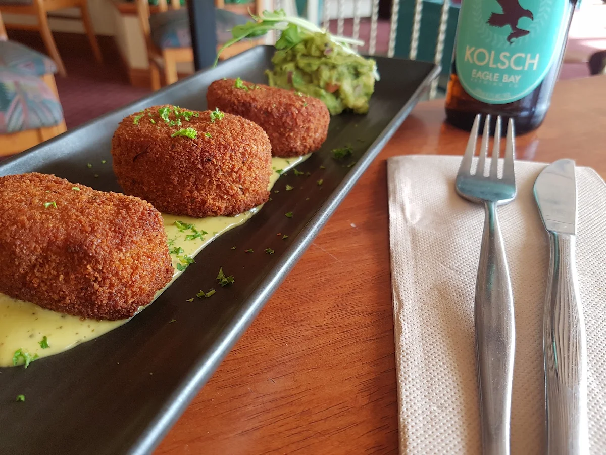 Smoked Salmon and Red Emperor Croquettes