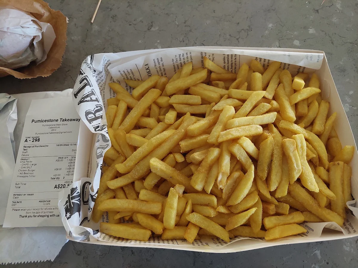 Large Chips, Pumicestone Takeaway
