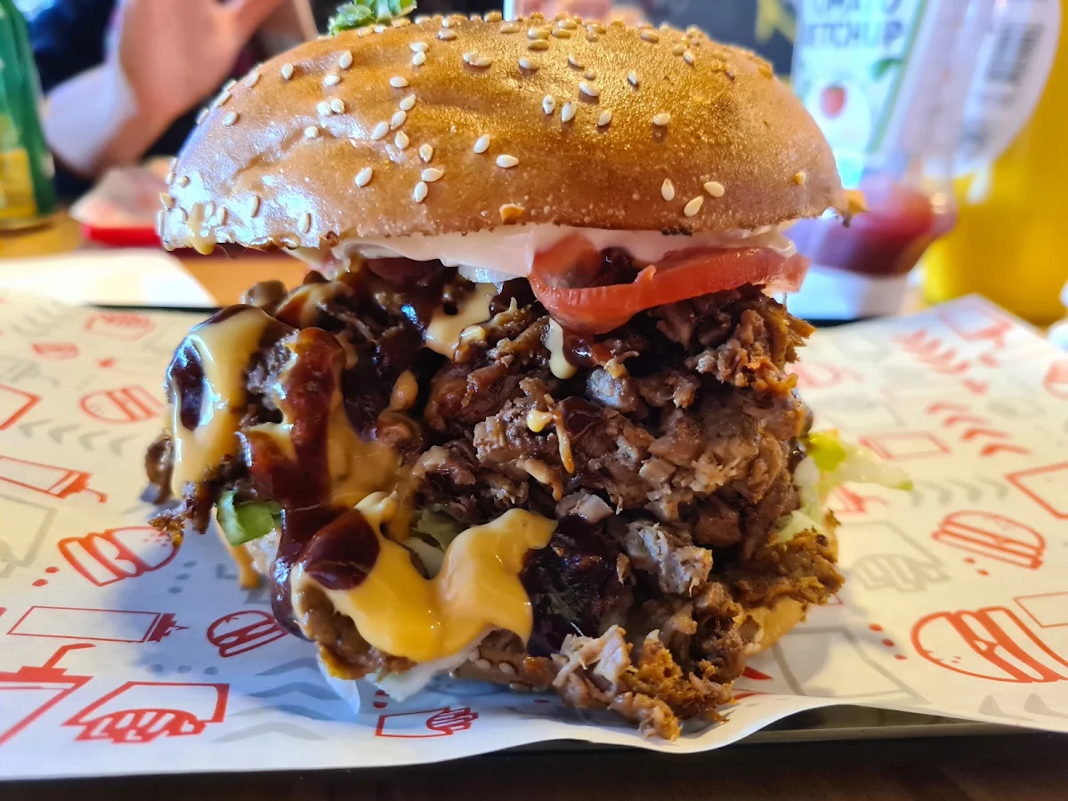 Philly Steak Burger, Butler's Smokehouse