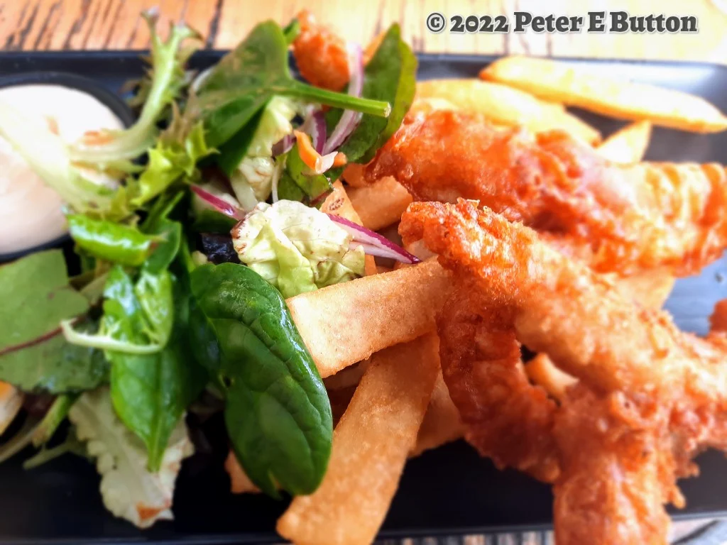 Battered Flounder, The Sporting Globe x 4 Pines - King Street Wharf