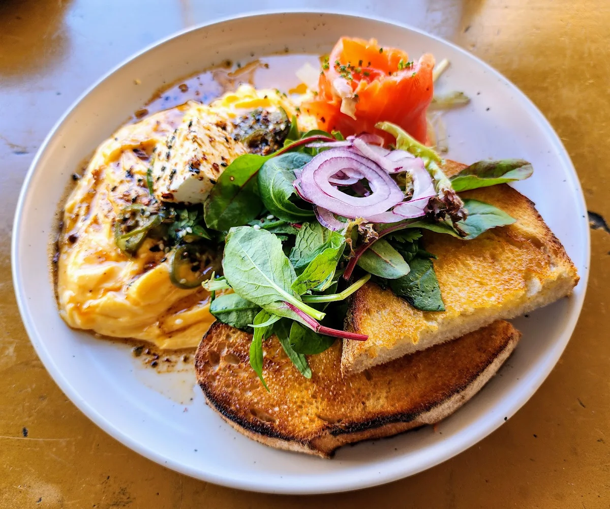 Chilli Scrambled Egg, Tuckshop Bondi Junction