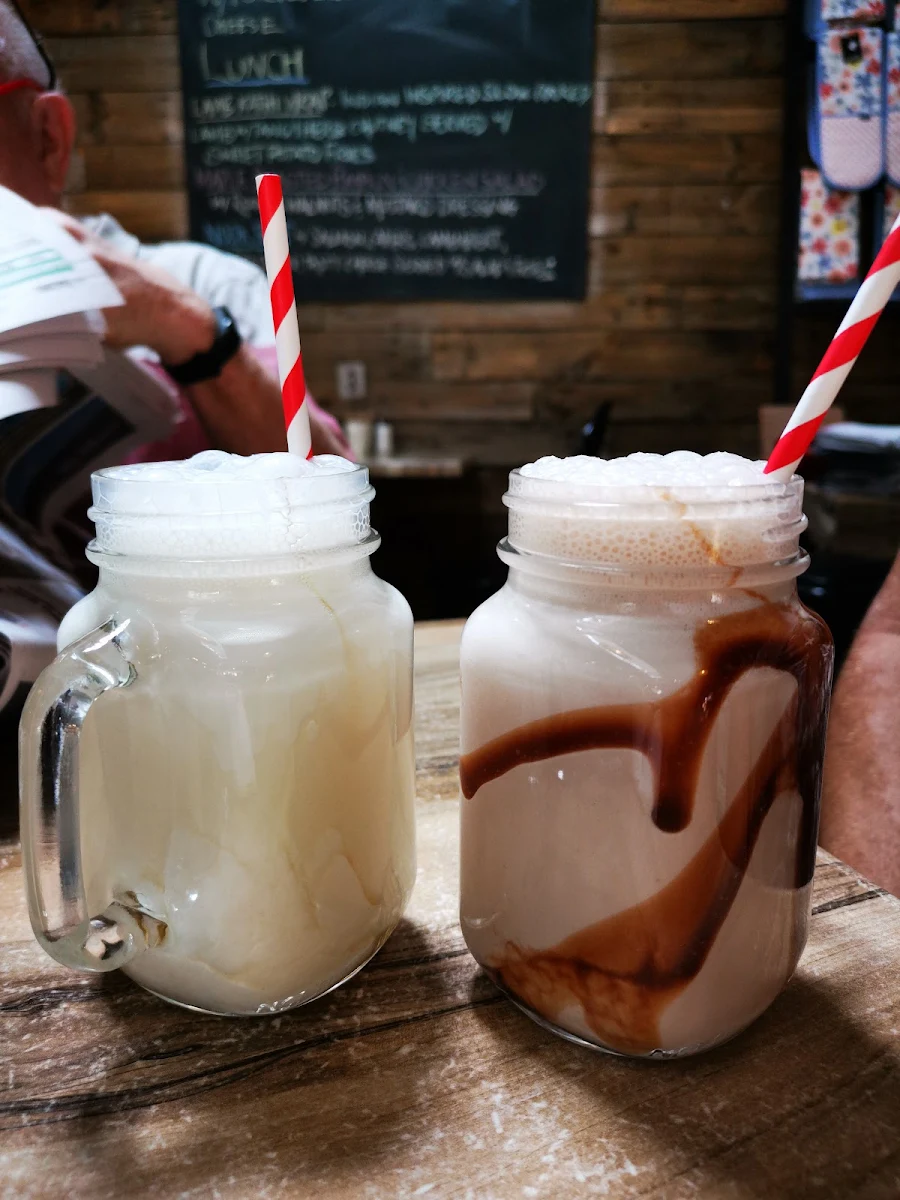 Milkshakes, essen food & wine