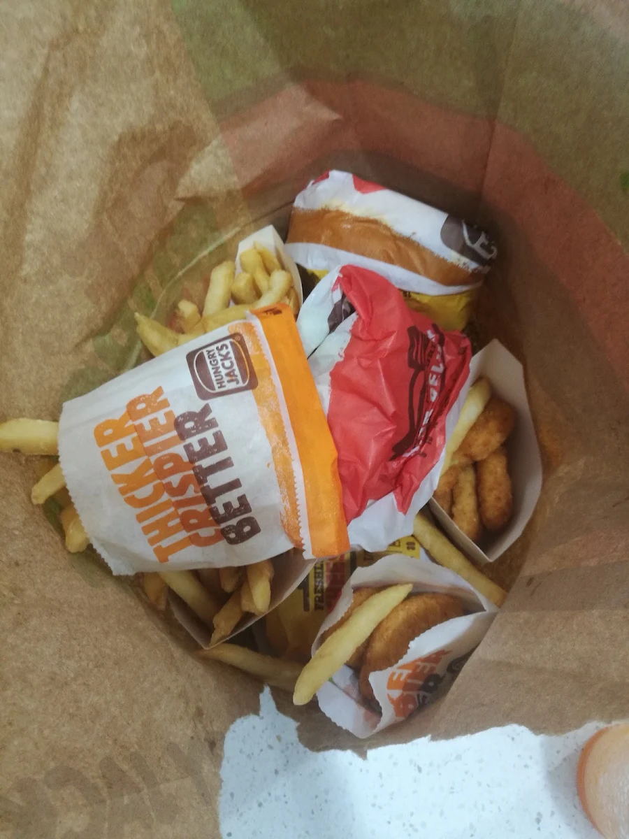 Chip and Nuggets, Hungry Jack's Burgers Longwarry West