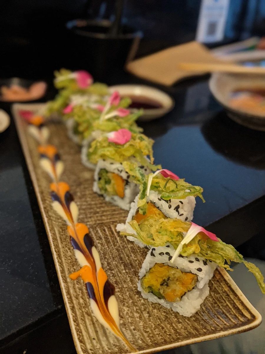 Tempura Vegetarian Sushi Rolls