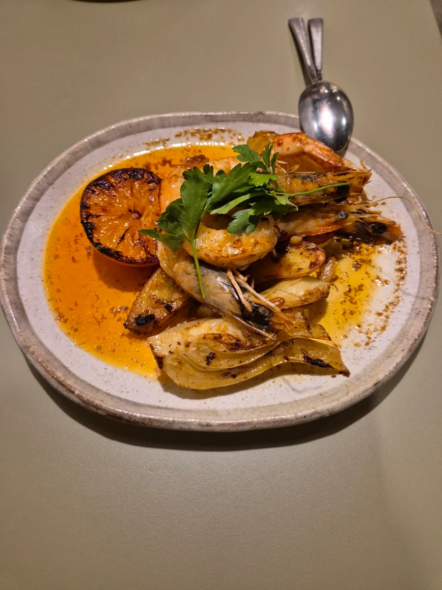Prawns, Olive Restaurant