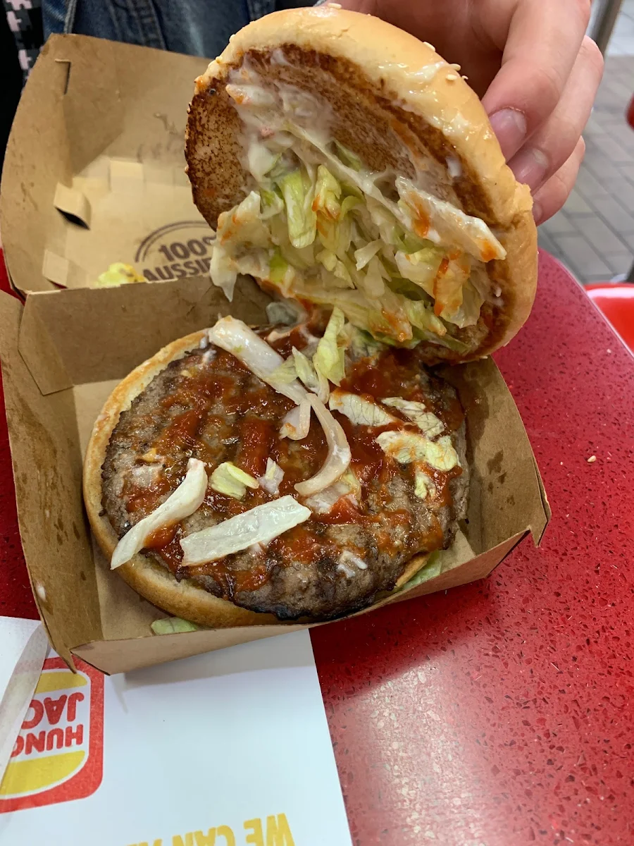 Replacement Burger, Hungry Jack's Burgers Moore Park