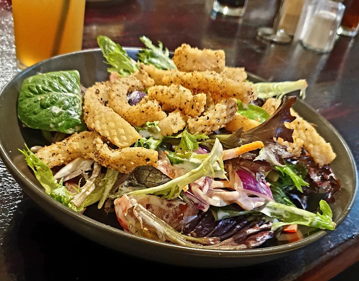 Salt and Pepper Calamari Salad